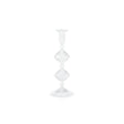 Zodax 10" Zyrandol Glass Taper Holders, Set of 2