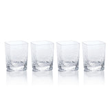Zodax Puertollano Hammered Rock Glasses, Set of 4