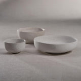 Zodax Carballo Shallow Textured Ceramic Bowl