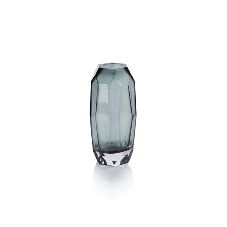 Zodax Medium Smoke Juwelo Glass Vase