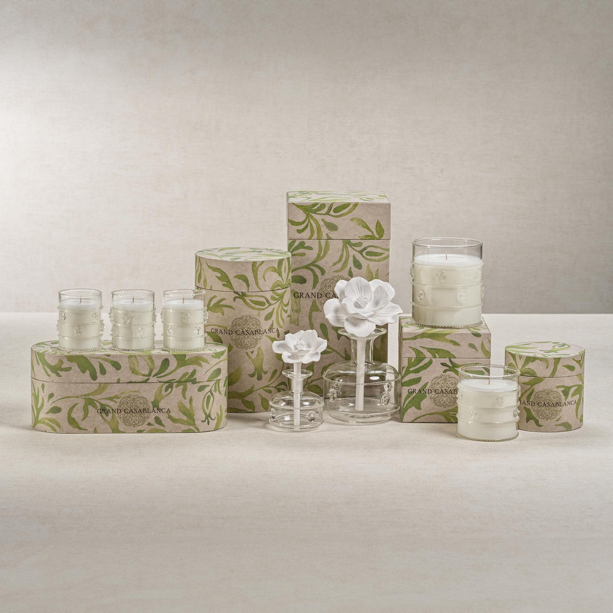 Zodax Lily of the Valley Grand Casablanca Porcelain Diffuser