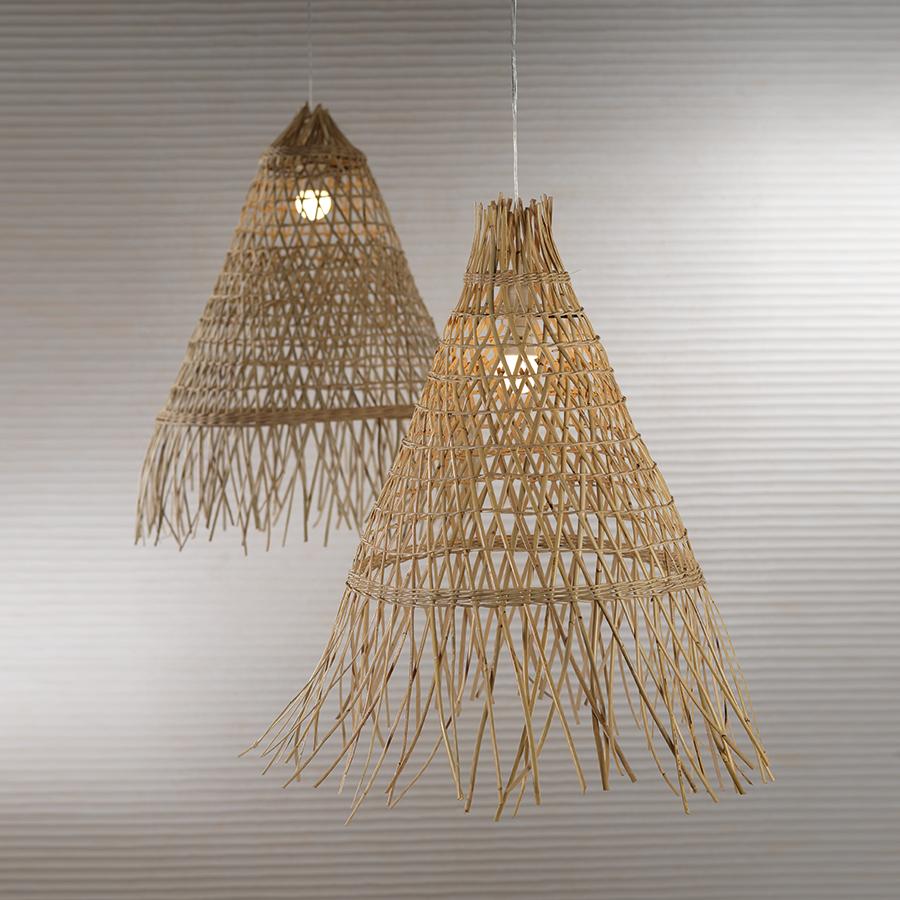 Zodax L - 28.5" Perissa Rattan Pendant Lamp