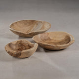 Zodax Medium Potenza Natural Teakwood Bowl