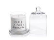 Zodax Sunset Beach Scented Candle Jar with Glass Dome