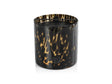 Zodax Cedar Leaf & Hinoki Cypress Amber & Black AG Opal Glass 5 -Wick Candle Jar-Cedar Leaf & Hinoki Cypress