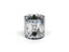 Zodax Lemon Peel, Lavender & Tarragon Clear & Gray AG Opal Glass 3-Wick Candle Jar-Lemon Peel, Lavender & Tarragon