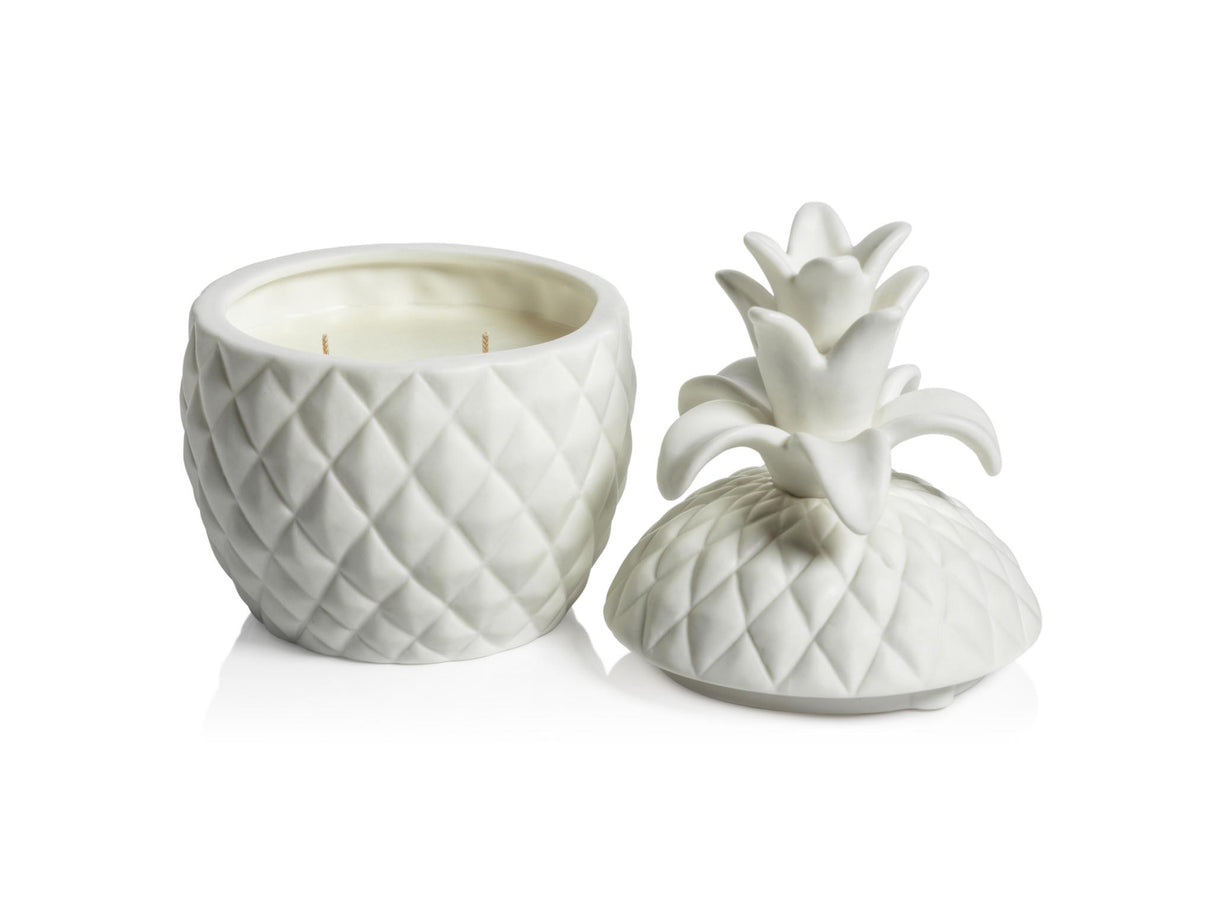 Zodax Large Frisian Ceramic  Pineapple Jar Candle
