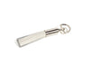 Zodax White Royal Leather Tassel Nickel Bottle Openers, Set of 2