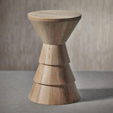 Zodax Etta 18-Inch Tall Mango  Wood Stool