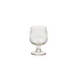 Zodax Colette Hand Made & Etched White Wine Glasses, Set of 4