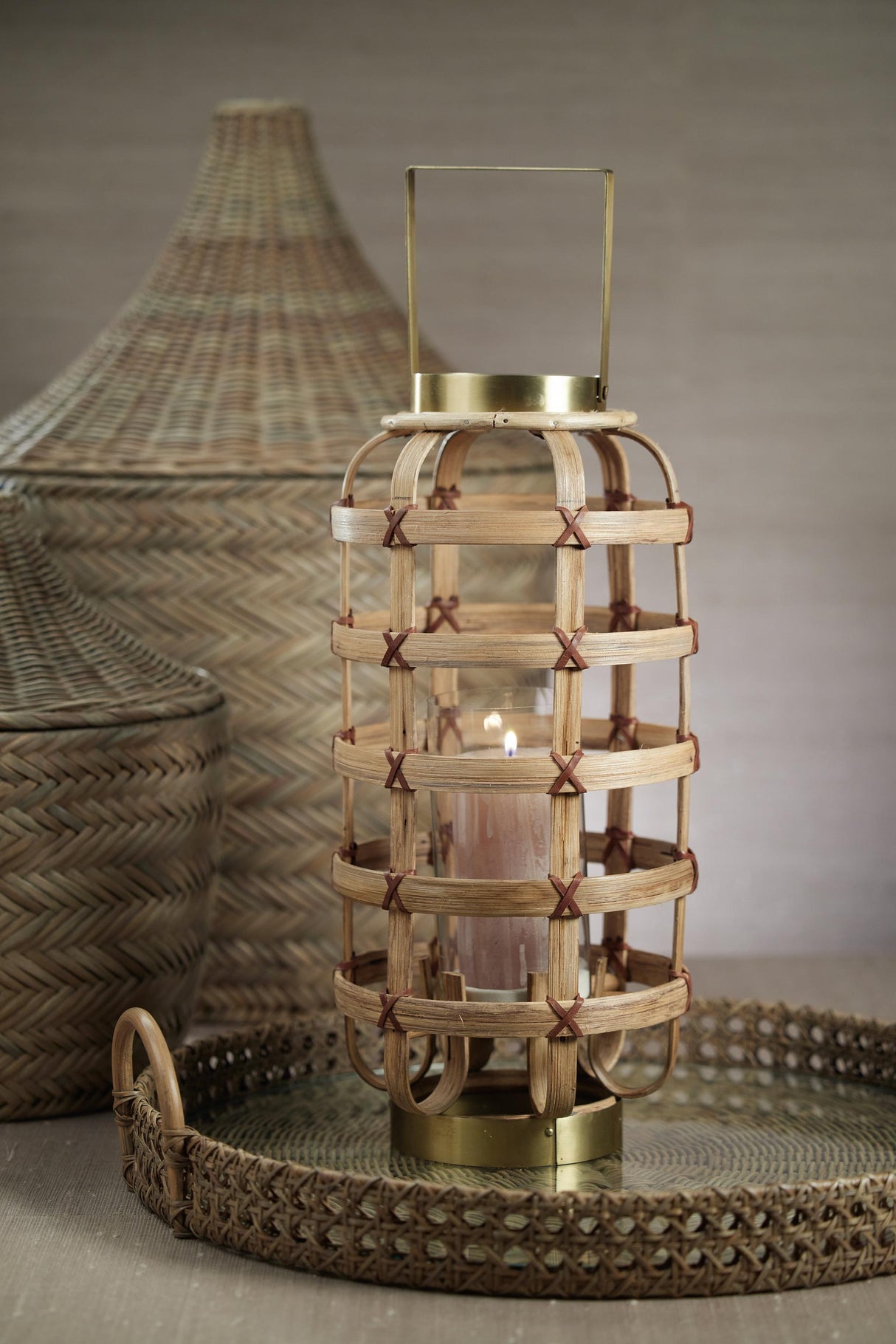 Zodax Large Pordenone Decorative Candle Lantern