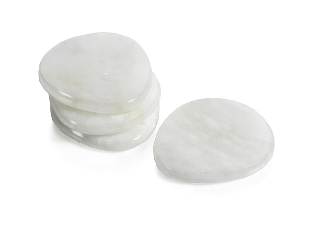 Zodax Bennour Alabaster Coasters, Set of 4