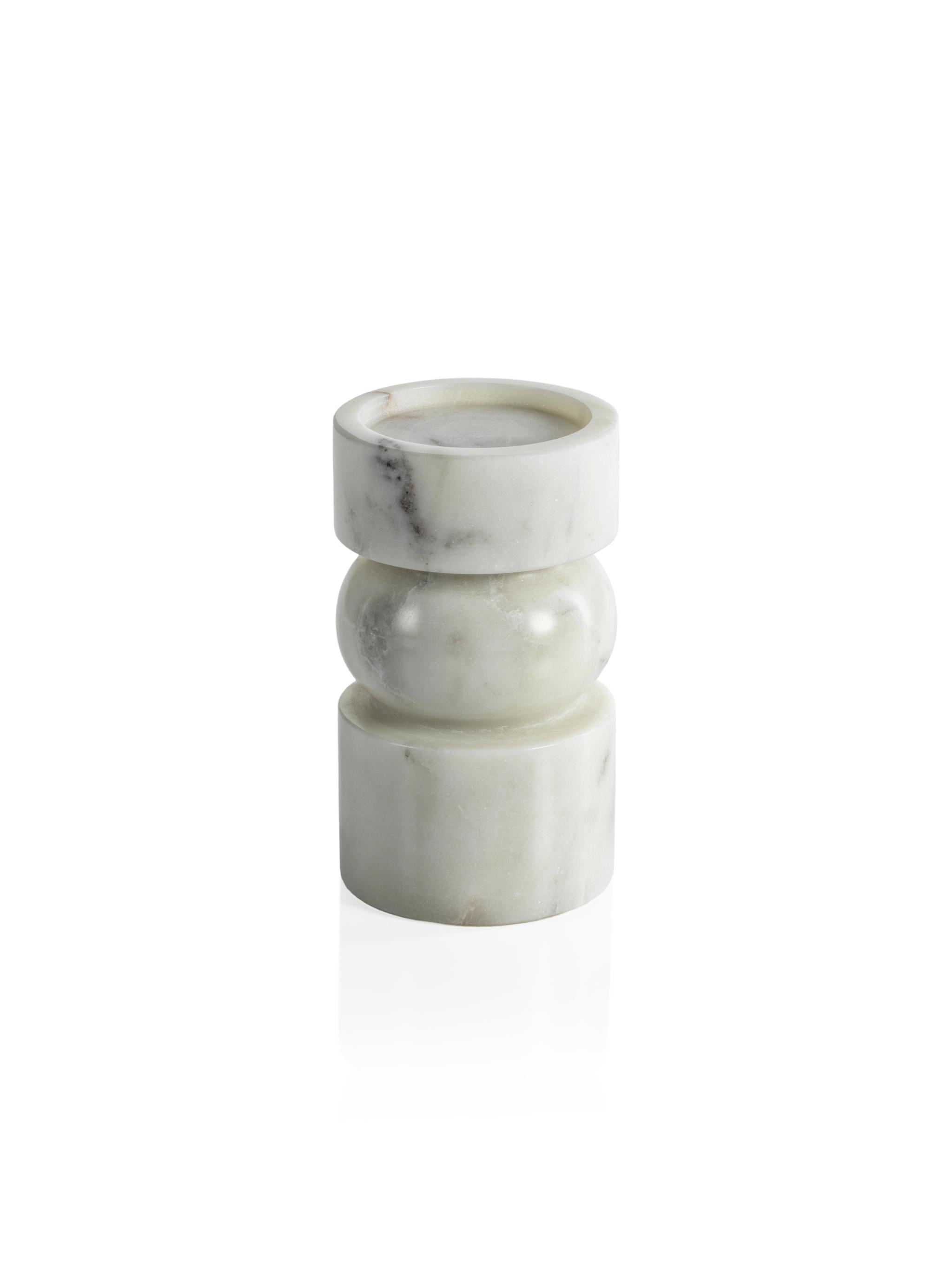 Zodax Marrakesh Marble Candle Holders - Thumbnail 5