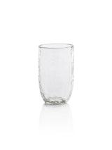 Zodax Pimlico Hammered Highball Glasses, Set of 4