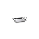Zodax X-Small Nickel Manetta Polished Steel and Brass Tray