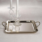 Zodax Medium Gold Manetta Polished Steel and Brass Tray