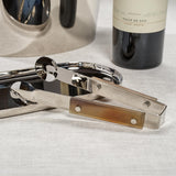 Zodax Bayeux Steel Ice Tong with Horn Trim