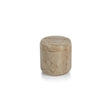 Zodax Scotia Travertine Marble Lidded Canister