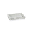 Zodax Small Calabria Scalloped Vanity Marble Tray