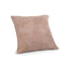 Zodax 20" x 20" Amalfi Blush Carpi Leather & Lux Linen Blend Accent Pillow