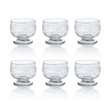 Zodax Patia Handmade Etched Tequila / Mezcal Glasses, Set of 6