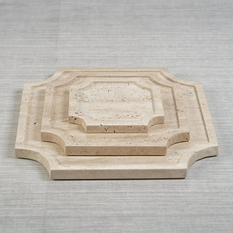 Zodax Large Zahava Travertine Stone Tray