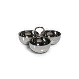 Zodax Nickel Andaman Cocktail Condiment Bowl Set