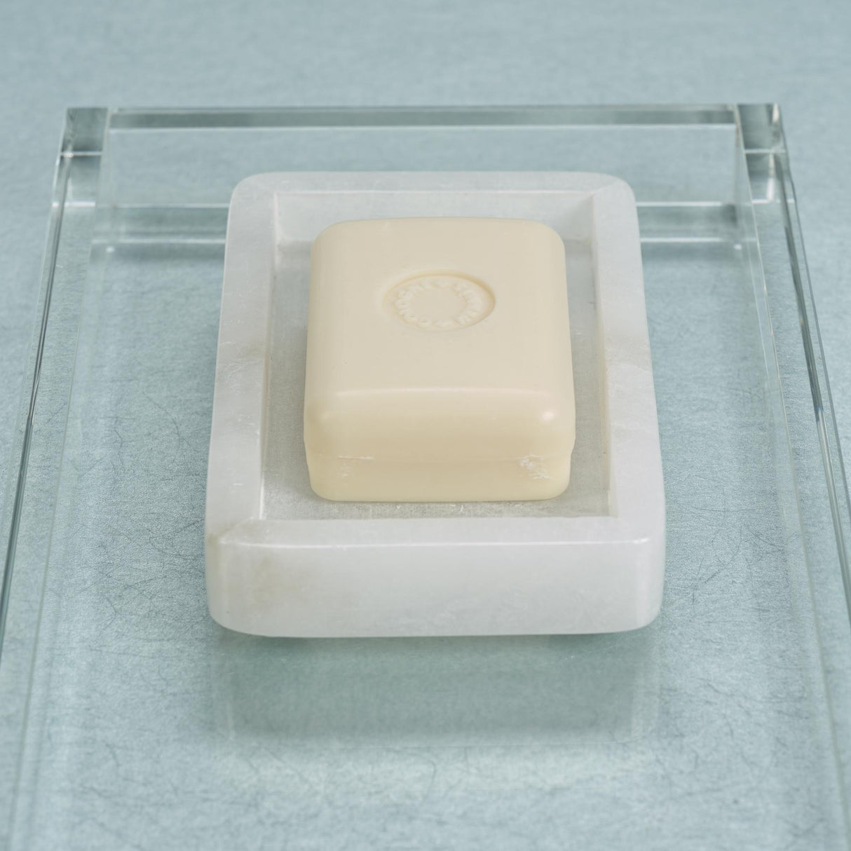 Zodax Cremona Alabaster Rectangular Soap Dish