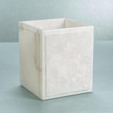 Zodax Cremona Alabaster Wastebasket