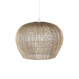 Zodax 25.5" x 18.75" Amora Buri Pendant Lamp w/ Raffia Shade