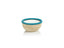Zodax Turquoise Matera 6.25"Coiled Abaca Condiment Bowls, Set of 6