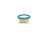 Zodax Turquoise Matera 5.25"Coiled Abaca Condiment Bowls, Set of 6