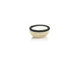 Zodax Black Matera 5.25"Coiled Abaca Condiment Bowls, Set of 6