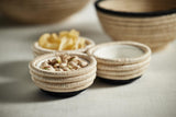 Zodax Matera Coiled Abaca 3-Section Condiment Bowl