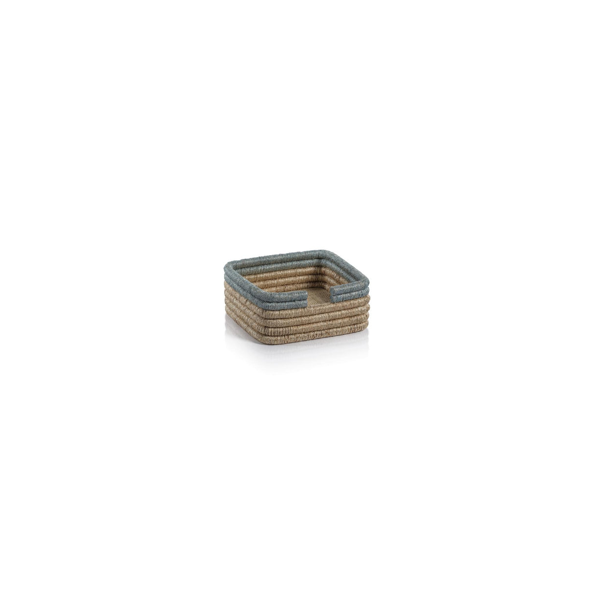 Zodax Cocktail Laloma Coiled Rattan & Abaca Napkin Holder