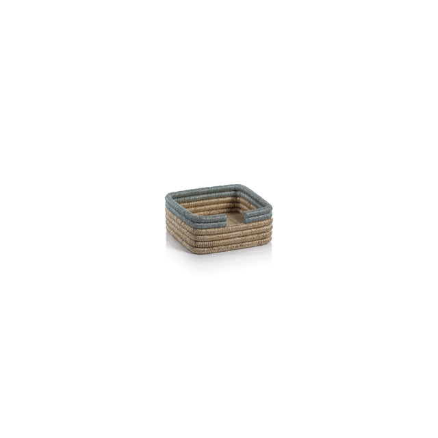 Zodax Cocktail Laloma Coiled Rattan & Abaca Napkin Holder