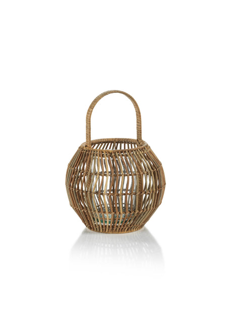 Zodax Medium Teramo Rattan Woven Decorative Lantern
