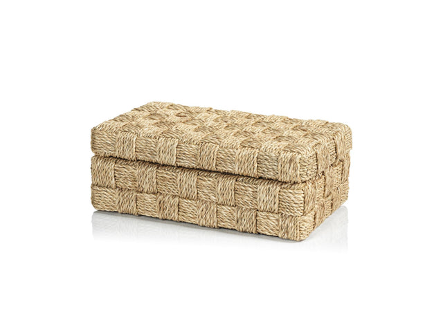 Zodax Large Taranto Natural Abaca Rope Decorative Box