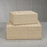 Zodax Large Lazarev Woven Raffia Box