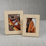 Zodax 5" x 7" Lazarev Woven Raffia Photo Frame