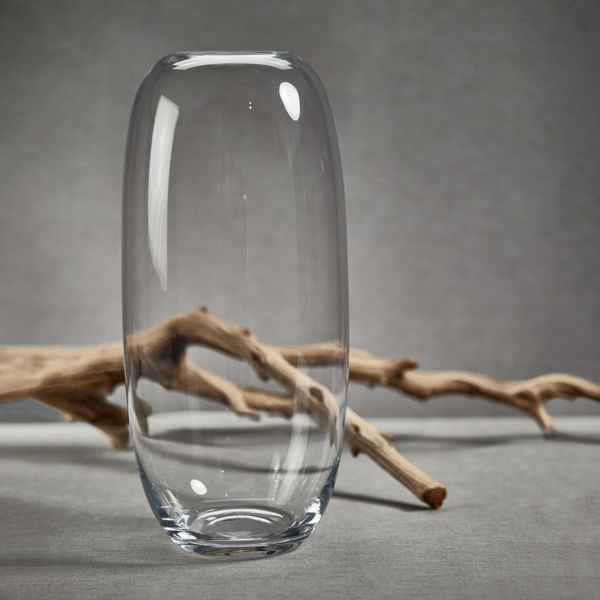 Zodax Garrison 19.75" Tall  Blown Glass Vase