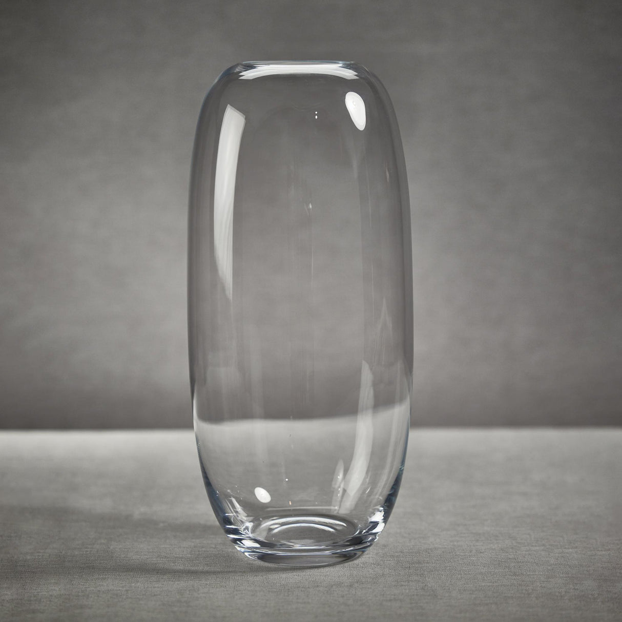 Zodax Garrison 19.75" Tall  Blown Glass Vase