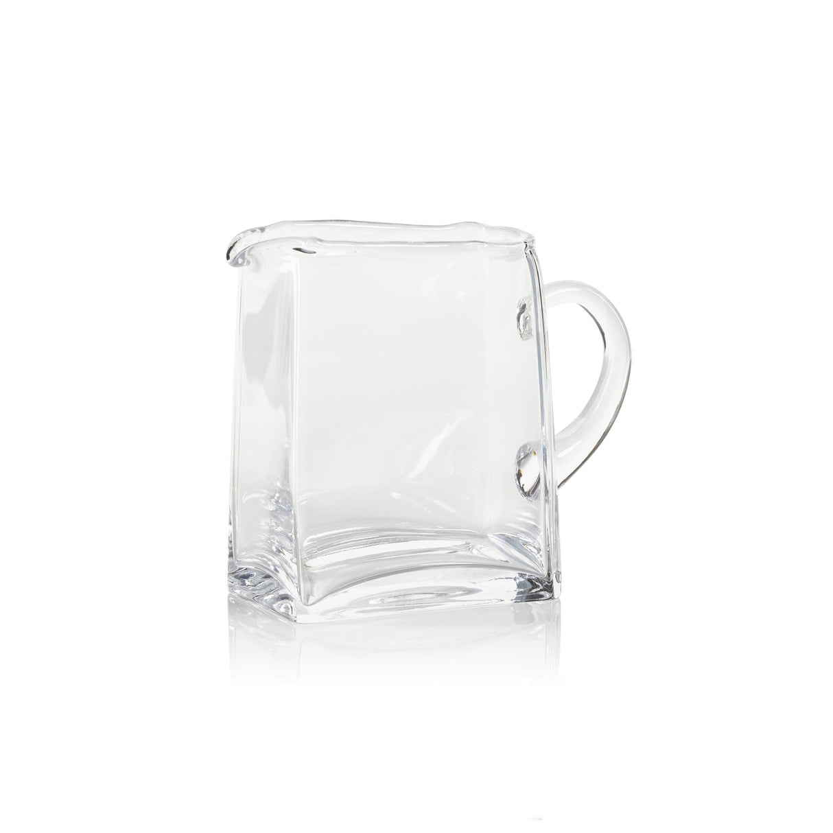 Zodax Reginald Blown Glass Scissor Cut Pitcher