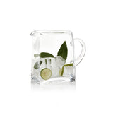 Zodax Reginald Blown Glass Scissor Cut Pitcher