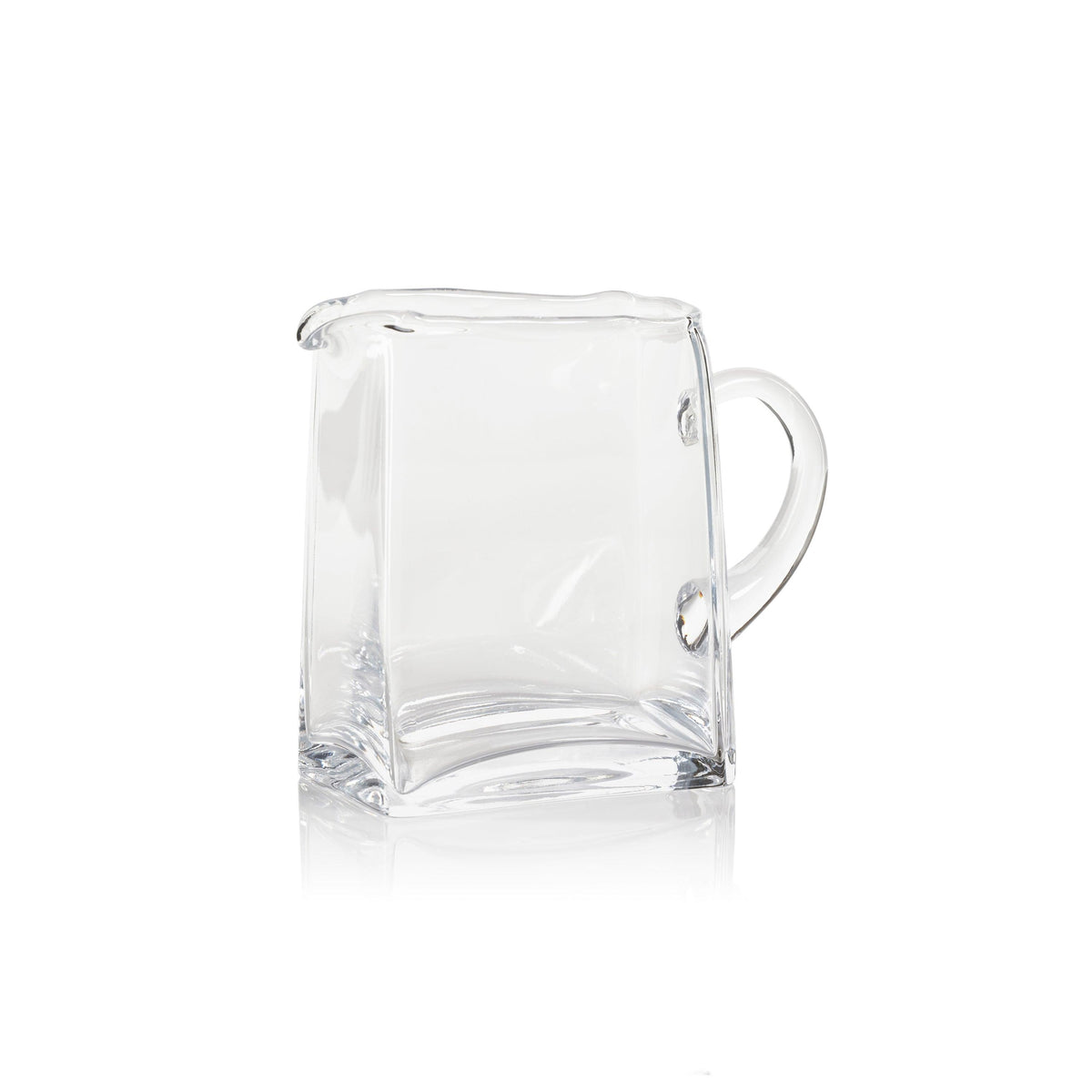 Zodax Reginald Blown Glass Scissor Cut Pitcher