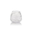 Zodax Clear Elodie Glass Vase/Candle Holder w/ Glass Chips