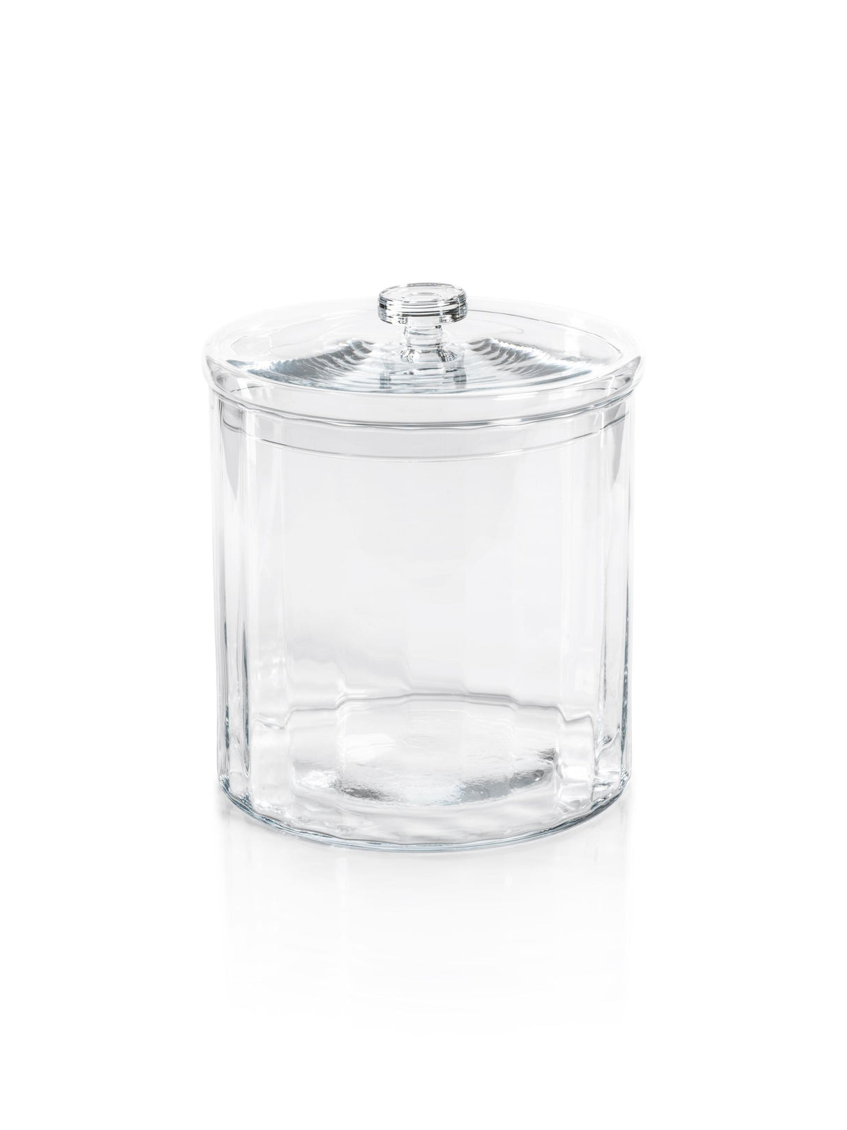 Zodax Large Blendon Optic Glass Bonbonniere