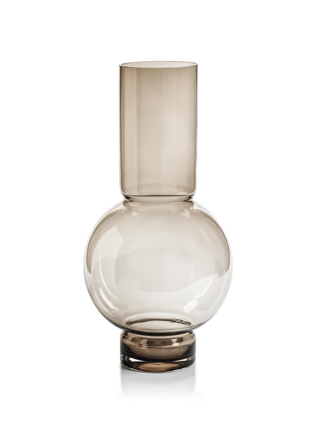 Zodax Taupe Chaumont Glass Vase