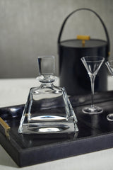 Zodax 6.75" x 8.25" Beddington Crystal Glass Decanter