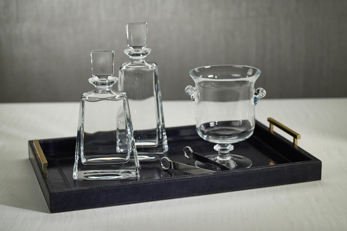 Zodax 5" x 10.5" Beddington Crystal Glass Decanter